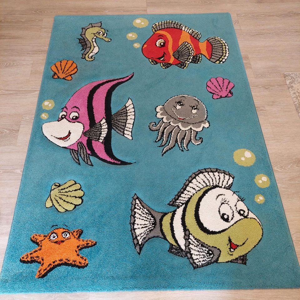 Teppich/Spielteppich Meerestiere 120x170 cm in Seggebruch