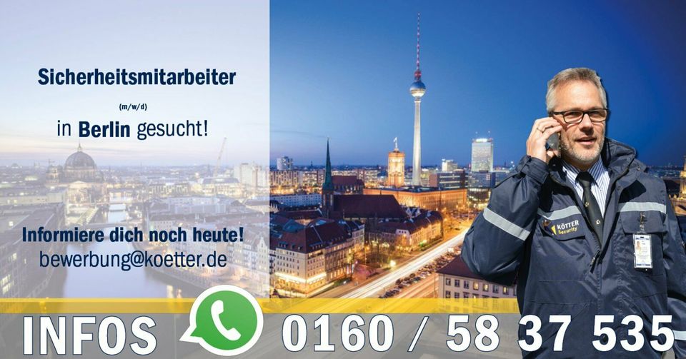 Revierfahrer (m/w/d) in Berlin gesucht ⭐️§ 34a⭐️ in Berlin