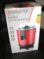 Zitruspresse Retro Ambiano neu unbenutzt rot originalverpackt Niedersachsen - Neu Wulmstorf Vorschau