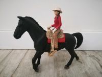 Schleich Pferd Reiterin mit Sattel cowgirl Brandenburg - Zühlsdorf Vorschau