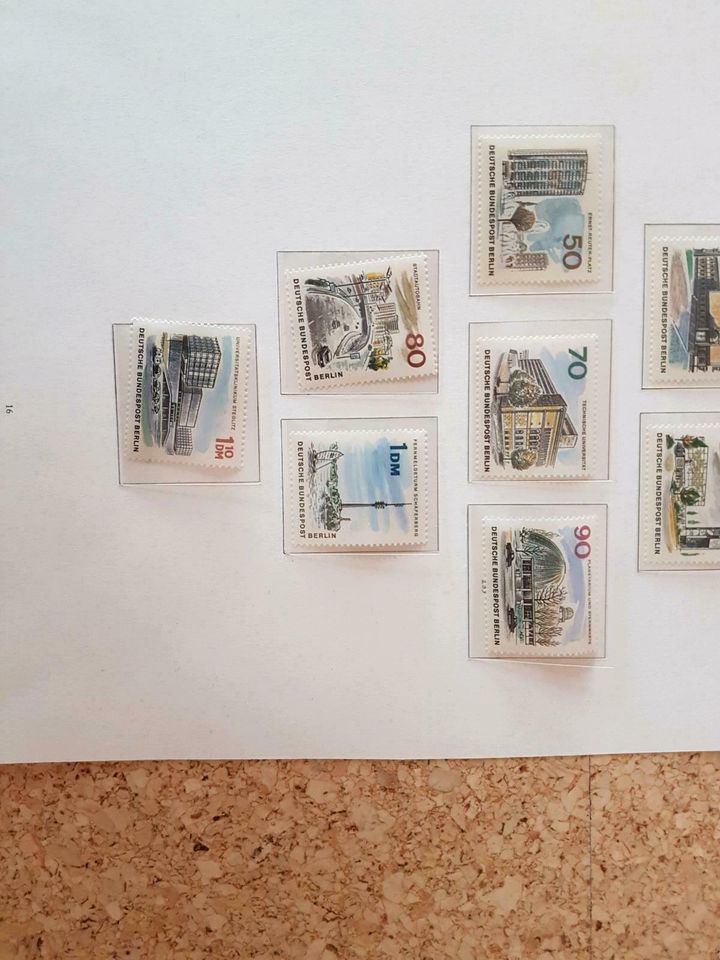 BERLIN Deutsche Bundespost Briefmarken 24x ungestempelt in Fünfstetten