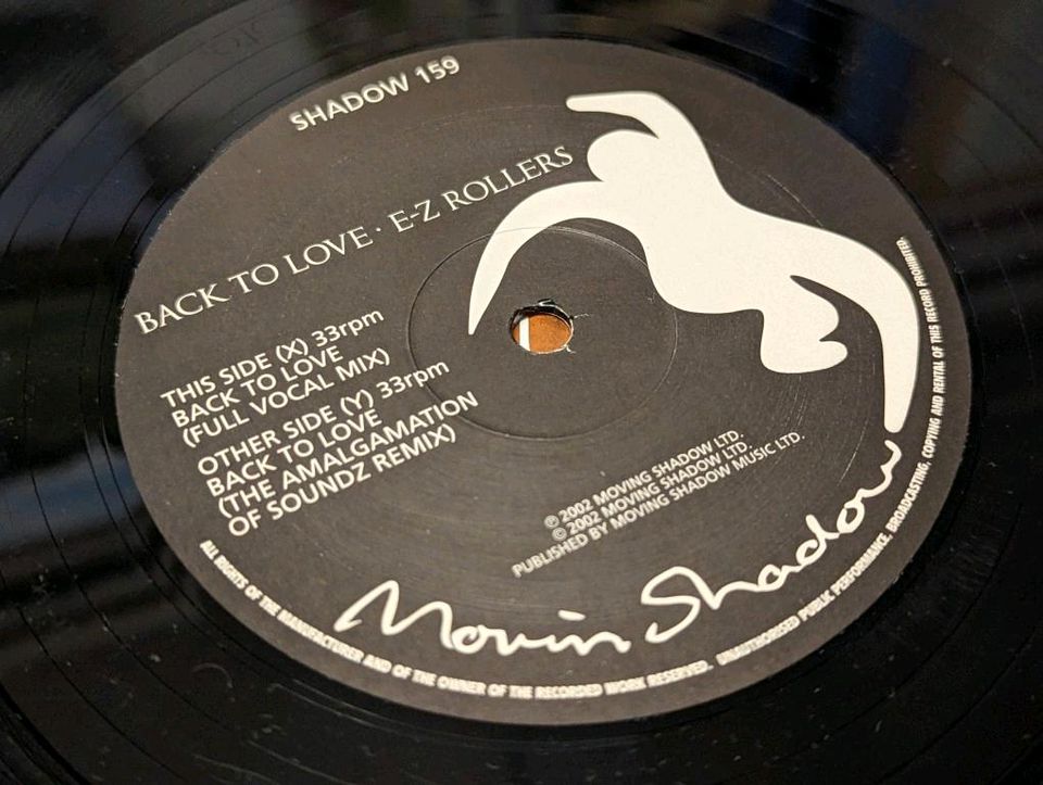 Vinyl Maxi E-Z Rollers - Back to Love in Haar