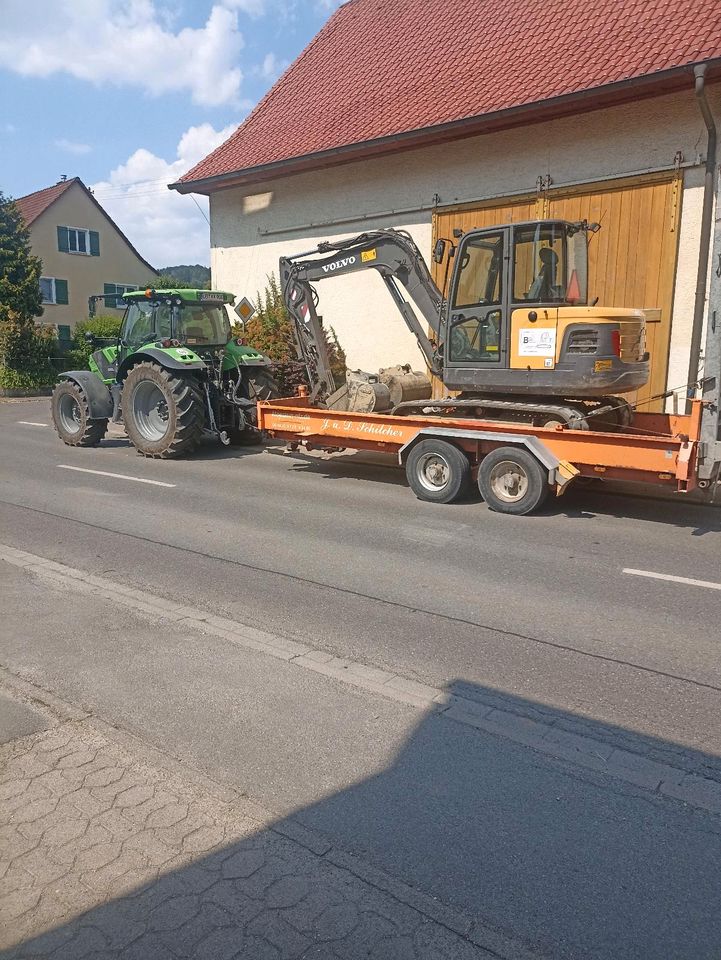 Bagger Minibagger Mietbagger Vermietung Baggerverleih Volvo in Markdorf