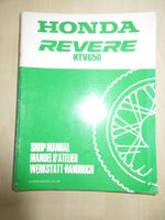 Honda Revere NTV 650 Nachtrag zum Werkstatthandbuch 1992 Nordrhein-Westfalen - Gelsenkirchen Vorschau