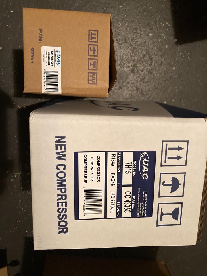 UAC Klimakompressor CO 4335C Kit mit Trockner & Expansionsventil in Sendenhorst