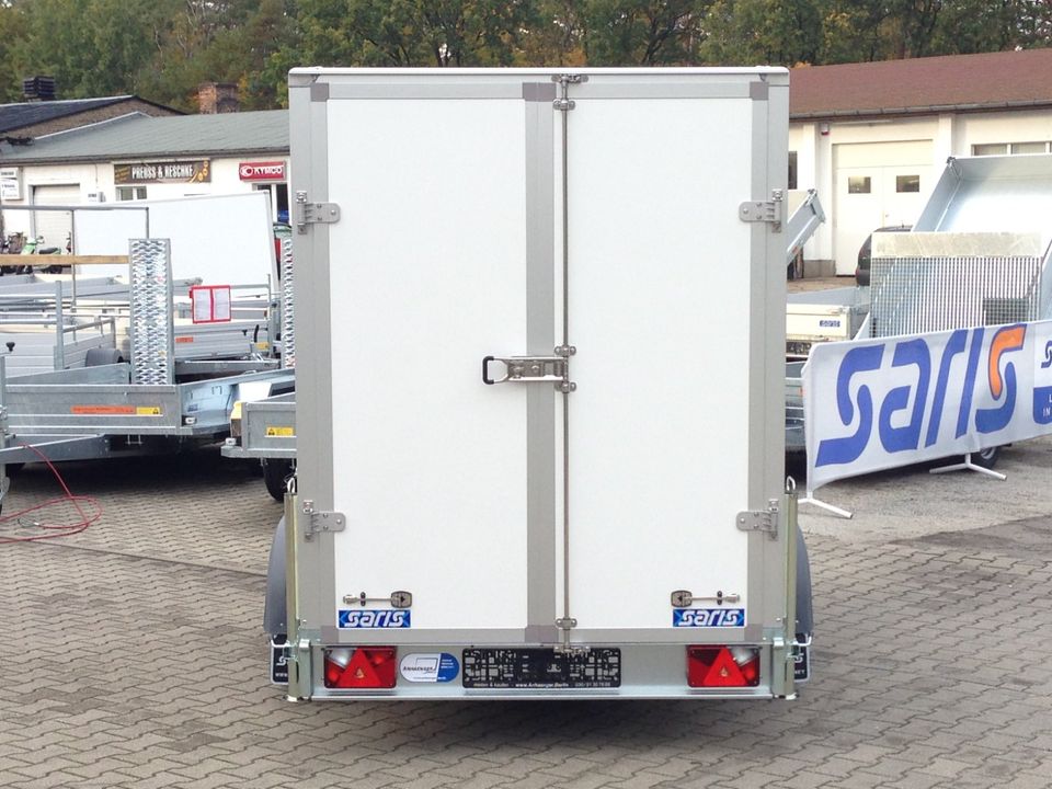 ⭐ Saris Kofferanhänger GO 306x154x180 cm 2000 kg 2 weiß Seitentür in Schöneiche bei Berlin
