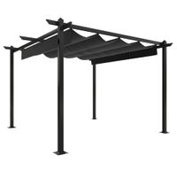 Pergola Gartenhaus Pavillon mit Ausziehbarem Dach 3x3 m Anthrazit Bayern - Bad Kissingen Vorschau