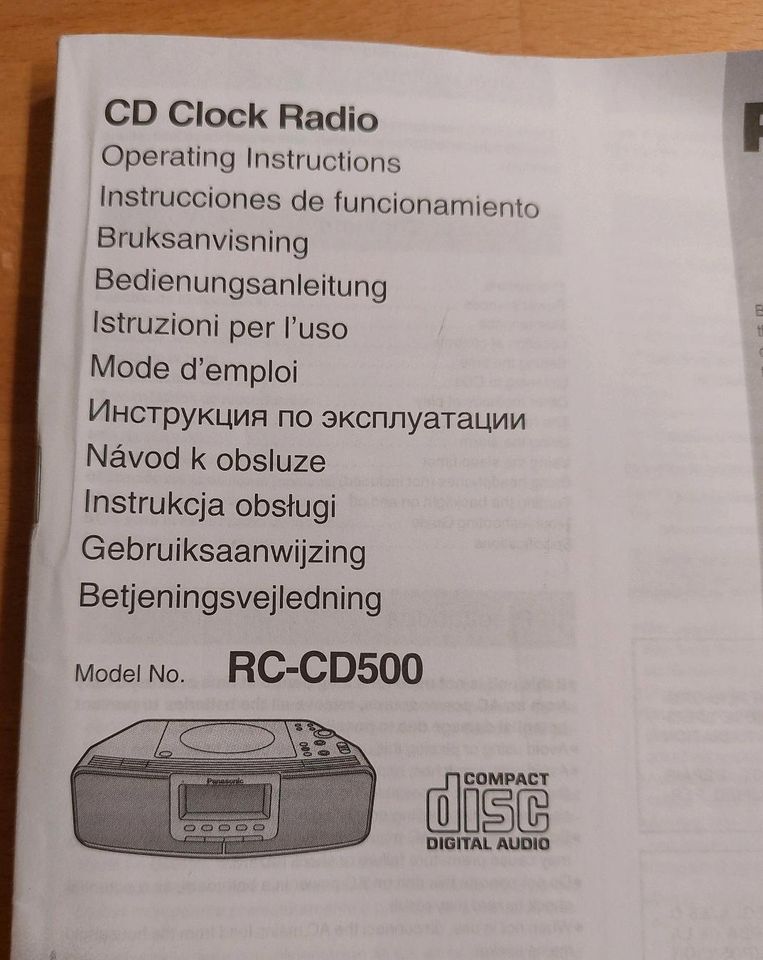 Panasonic Stereo-Radio CD-Radio in Krefeld