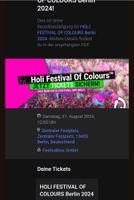 1 Karte für Holi Festival of Colours Berlin Brandenburg - Hoppegarten Vorschau