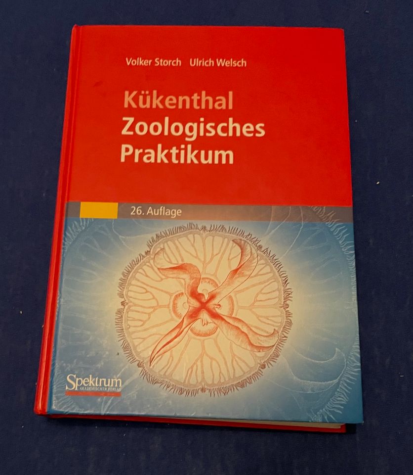 Kükenthal, Zoologisches Praktikum, zoologie 26. Auflage in Hamburg