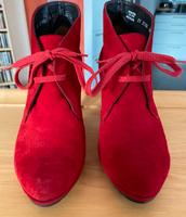 Rote Stiefeletten von Paul Green Nordrhein-Westfalen - Minden Vorschau