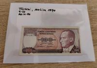 Banknote Geldschein Türkei Lira Baden-Württemberg - Murrhardt Vorschau