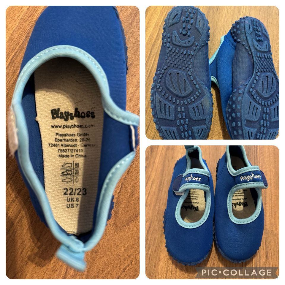 Playshoes, Größe 22/23, blau in Remseck am Neckar