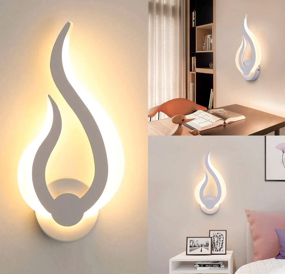 10W Moderne LED Wandleuchte Wandlampe Warmweiß Wohnzimmer Lampe in Bebra