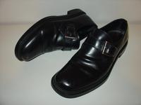 PRADA ITALY - Luxus Herren Schuhe - echtes Leder Schwarz - Gr. 42 Bayern - Pöttmes Vorschau