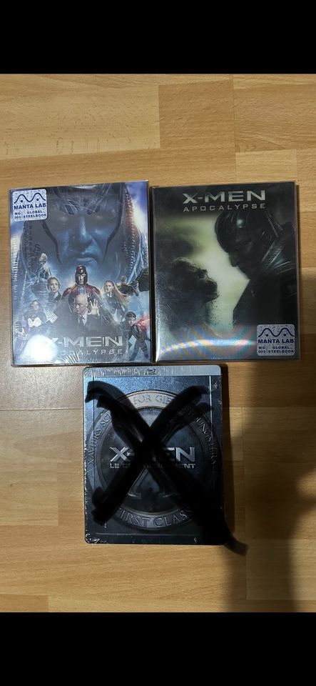 X-Men Apocalipse MantaLab & X-Men Collection Blu-ray Steelbook in Neuried