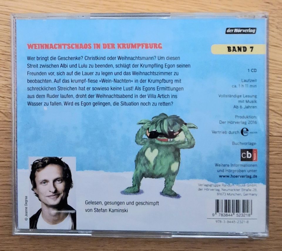 Die Krumpflinge CD Egon wünscht krumpfgute Weihnachten Band 7 in Wetter (Ruhr)