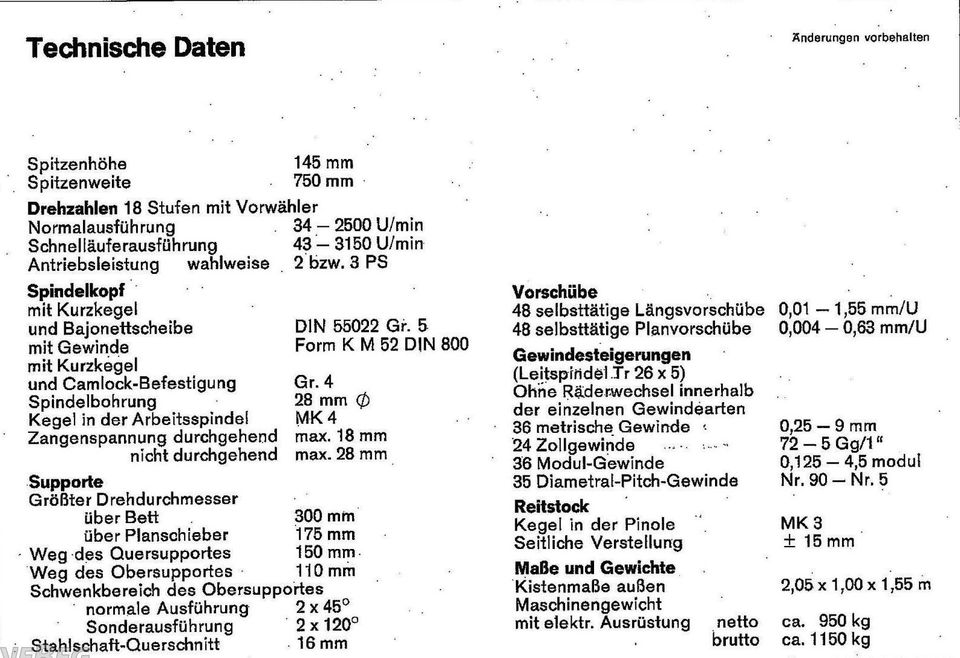 Reitstock für Präwema Drehbank Drehmaschine + Röhm Zentrierspitze in Castrop-Rauxel