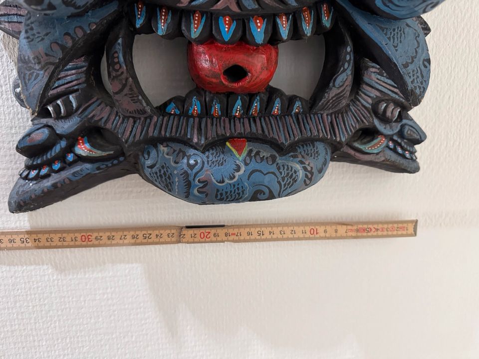Wanddeko Maske Gott - Gottheit Asien China Thailand- Echtholz in München