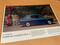 Sunbeam Chamois MK2 1965? Original Autoprospekt 2 Seiten Niedersachsen - Vechelde Vorschau