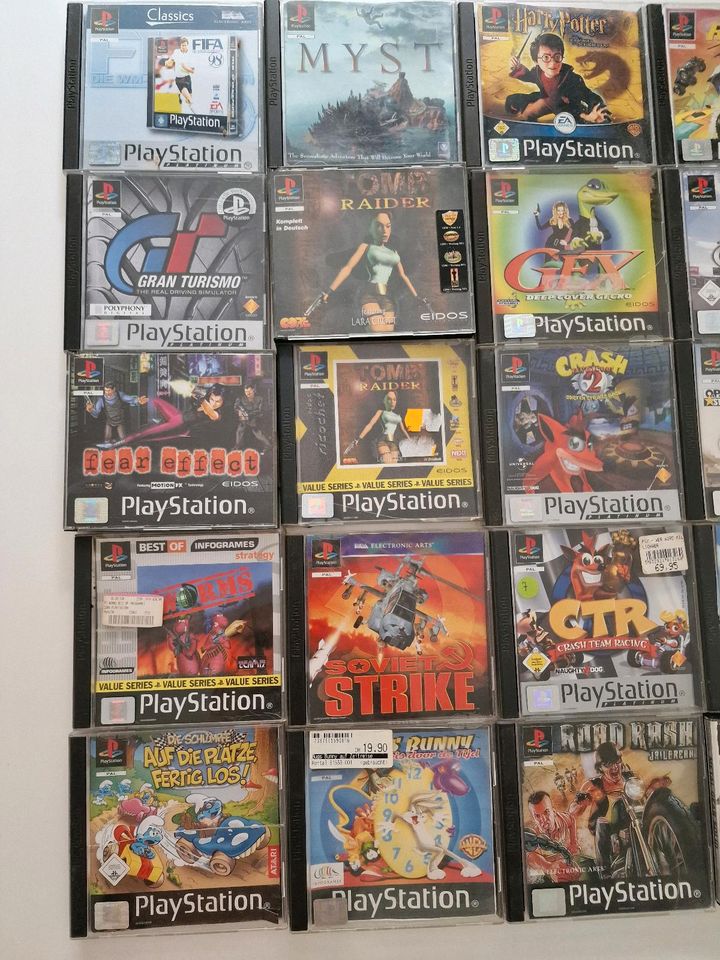 Playstation1 Ps1 Spiele Sammlung in Elmshorn