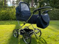 Hesba ClassicA Kinderwagen mit Babywanne POPELINE MARINE GESTEPPT Dresden - Leuben Vorschau