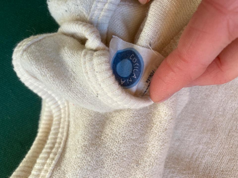 Wolle wolle-Seide Body Strampler Baby cosilana Mädchen junge in Schlangen