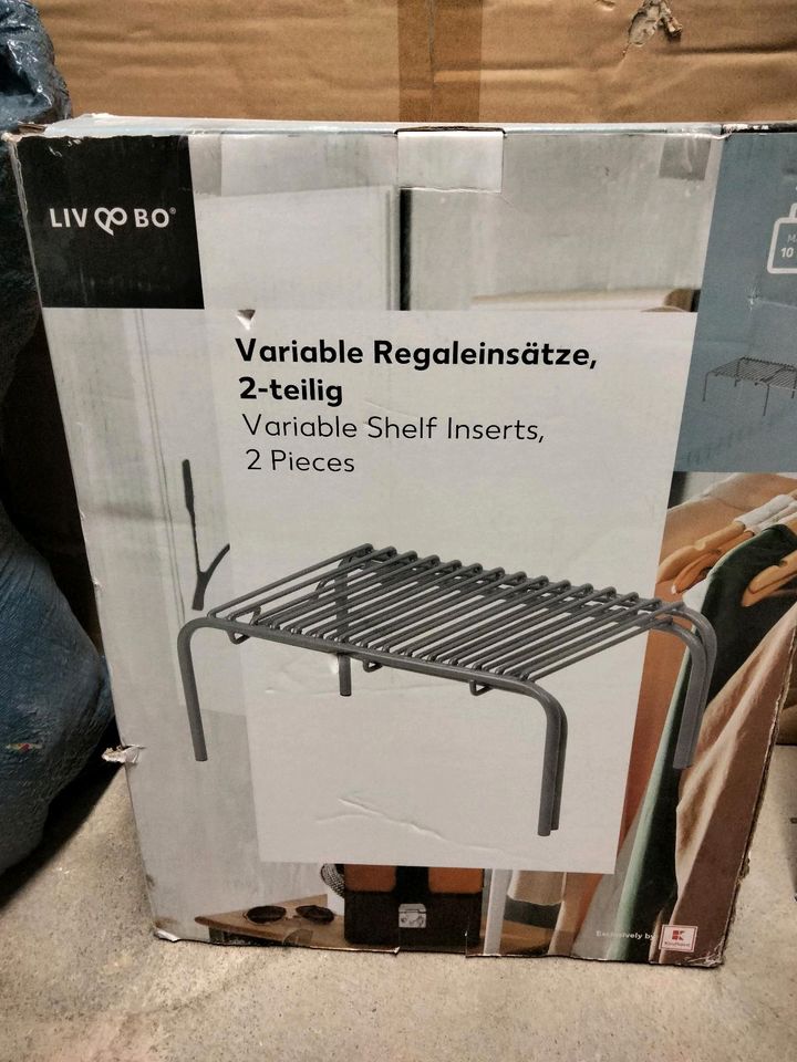 Variabler Regaleinsatz neu in Korb