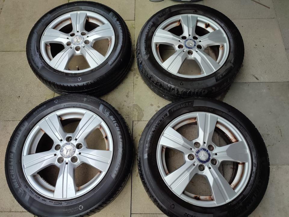 205/55 R16 91H Michelin Sommerreifen auf Alufelgen Mercedes in Osnabrück