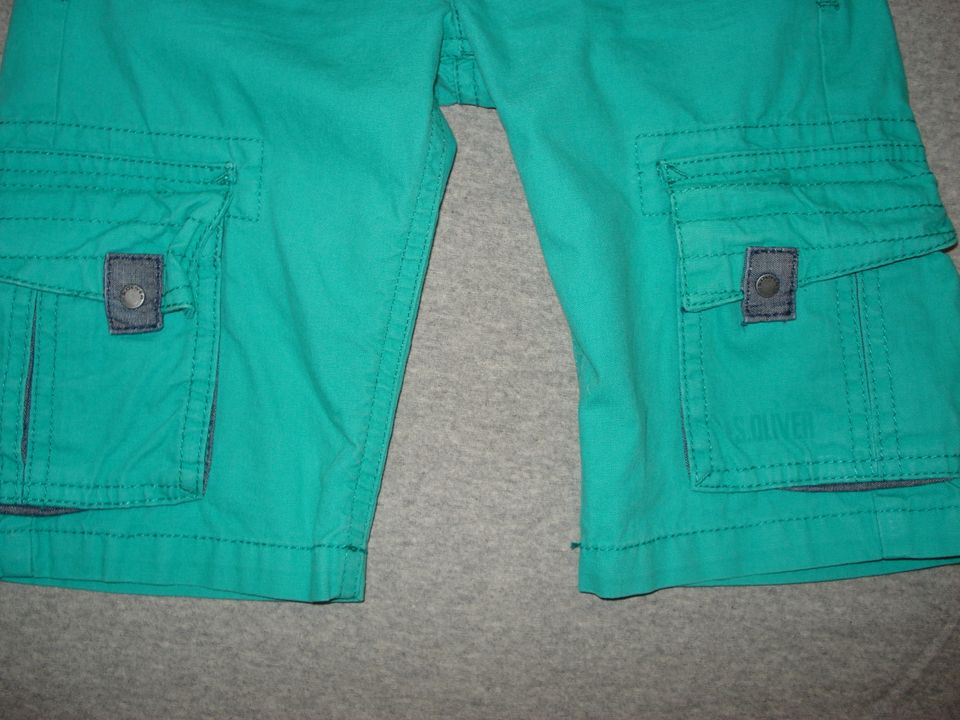 Gr. 110 REG Jungen Shorts mit Taschen S.Oliver NEU grün jeans in Berlin