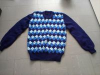 Handstrick pullover,blau,dunkelblau,Größe 164,neu Köln - Kalk Vorschau