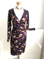 Kleid MORE&MORE L 40 Jersey Boho braun Muster Lila Creme Print Hessen - Darmstadt Vorschau