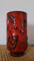 Rote Vintage Lava Vase Niedersachsen - Verden Vorschau