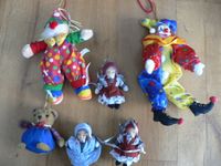 6 x Konvolut Clown Deko Clownfigur Karneval  34 cm Fasching Nordrhein-Westfalen - Brühl Vorschau