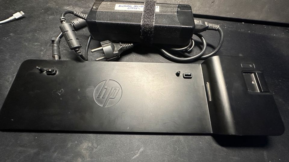 HP 2013 UltraSlim-Dockingstation D9Y32AA schwarz MIT NETZTEIL! in Mannheim