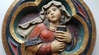 Relief Schnitzerei Madonna Holz Hl.Maria Mutter Gottes Zertifikat Baden-Württemberg - Karlsruhe Vorschau