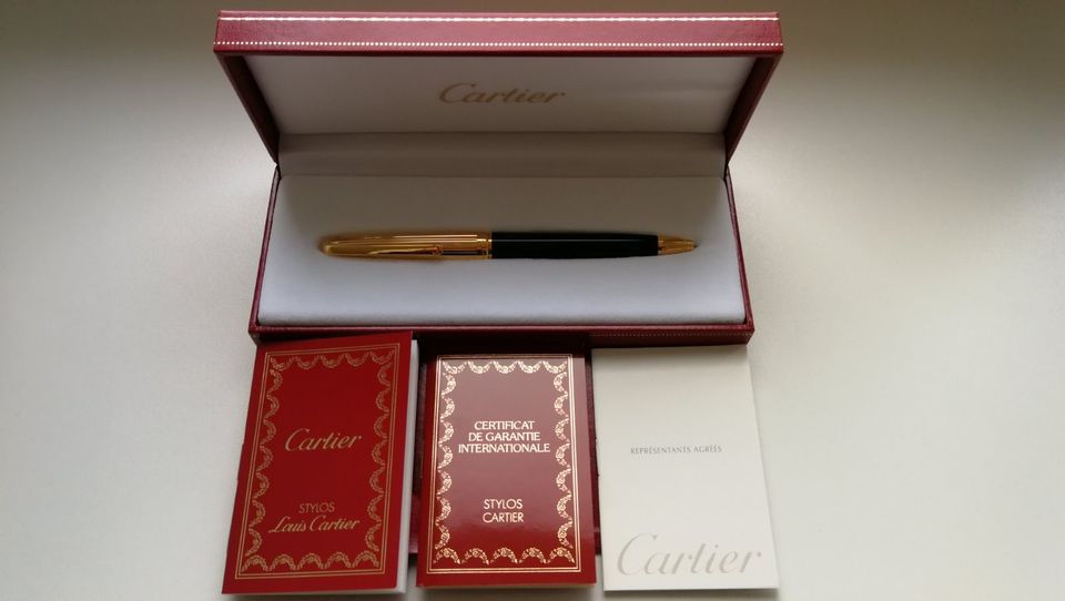 Cartier Stylo Bille Louis Cartier Ballpoint Pen / Kugelschreiber in Berlin