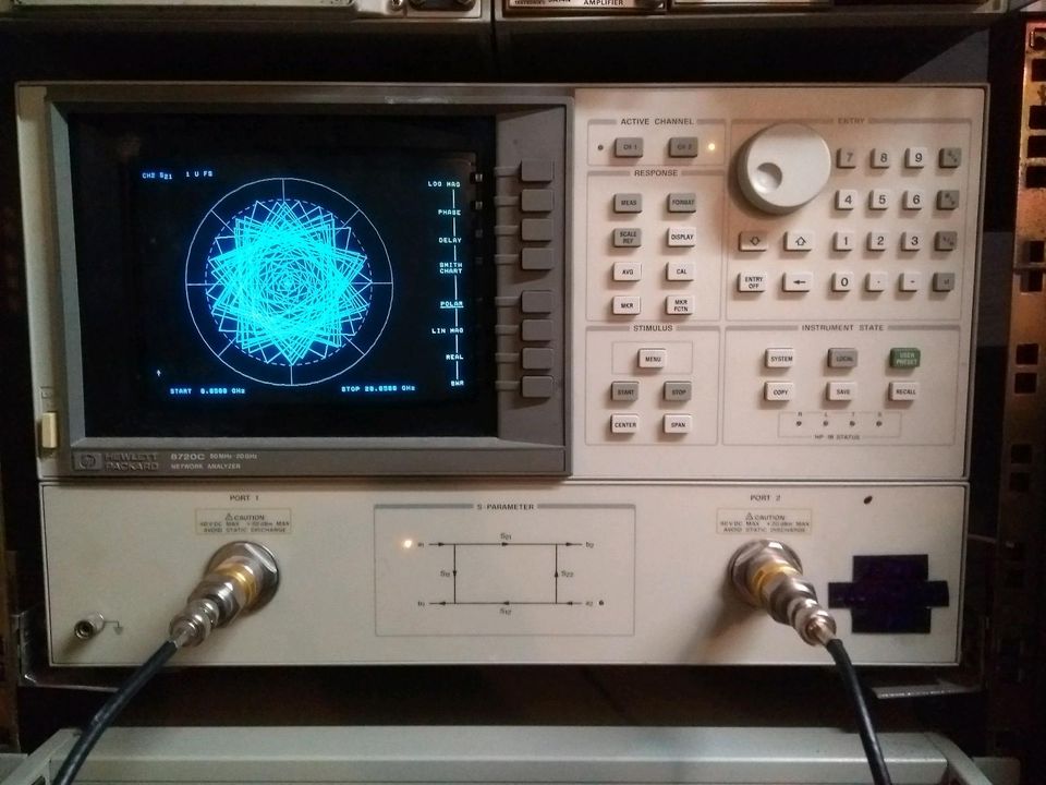 HP Agilent Keysight 8720C Network Analyzer Netzwerkanalysator in Bochum