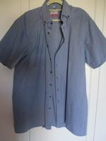 Hemd blau weiss kurzarmhemd modern fit 43 52 54 XL Bayern - Eging am See Vorschau