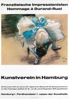 Originalplakat 1970, Französ. Impressionisten, Ausstellg. Hamburg Güstrow - Landkreis - Zehna Vorschau