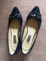 Edle Pumps Velourleder Gr.6 dunkelblau neuwertig Plattenburg - Viesecke Vorschau