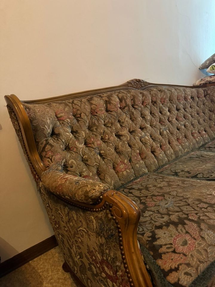 2x antik sofa, 2x antik sessel in Karben