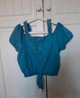 Jeansbluse Only / Jaqueline blau Puffärmel Baumwolle NEU! Hessen - Sinntal Vorschau