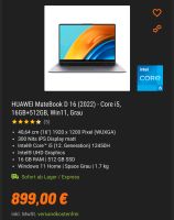 Huawei Matebook D16 2023 Laptop ; i5 ; 16GbRam ; Mateview SE Wuppertal - Elberfeld Vorschau
