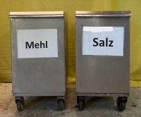 2x Mehlwagen / Zutatenwagen auf Rollen / Edelstahl / Gastro Nordrhein-Westfalen - Enger Vorschau
