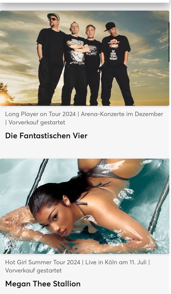 Geschenkgutschein für Ticketmaster.de (im Wert von 150 Euro) in Radolfzell am Bodensee