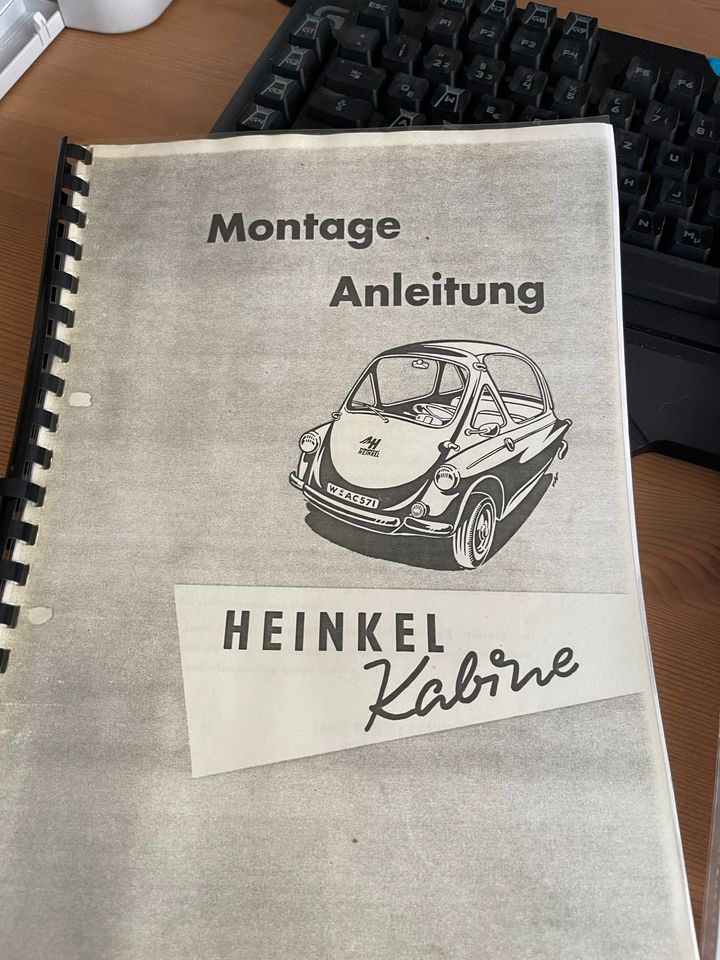 Verkaufe ein Werkstatt Buch Heinkel Kabin Roller in Celle