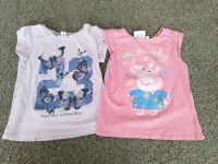 Mädchen T-Shirts, Gr. 98/104/110, Peppa Wutz, Schmetterlinge, Set Niedersachsen - Zetel Vorschau