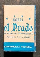 NEU***Streichholzschachtel aus Kolumbien | Hotel 'El Prado' Hamburg-Nord - Hamburg Winterhude Vorschau