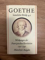 Goethe sämtliche Werke 4.2 Wirkung der Französischen Revolution Bayern - Augsburg Vorschau